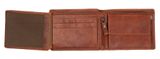 MUSTANG Udine Leather Wallet Side Opening Cognac