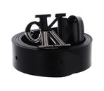Calvin Klein Mono Hardware Split Belt W95 Black