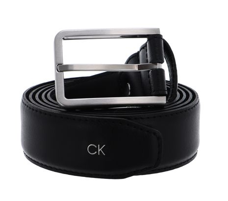 Calvin Klein Adjustable Basic Leather Belt W100 Black - kürzbar