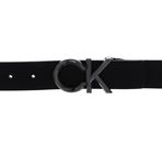 Calvin Klein Adjustable Leather Belt W95 Black - kürzbar