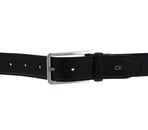 Calvin Klein Adjustable Basic Leather Belt W105 Black - kürzbar