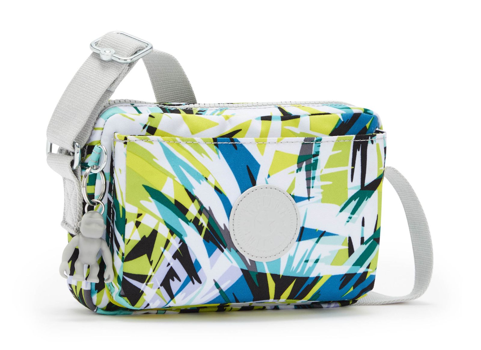 kipling Basic Print Abanu Crossbody S Bright Palm