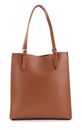 LANCASTER Foulonne Double Shopper Camel