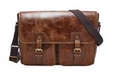 FOSSIL Greenville Messenger Cognac