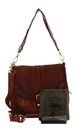CAMPOMAGGI Shoulder Bag With Buckle Cognac