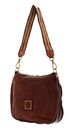 CAMPOMAGGI Shoulder Bag With Buckle M Cognac