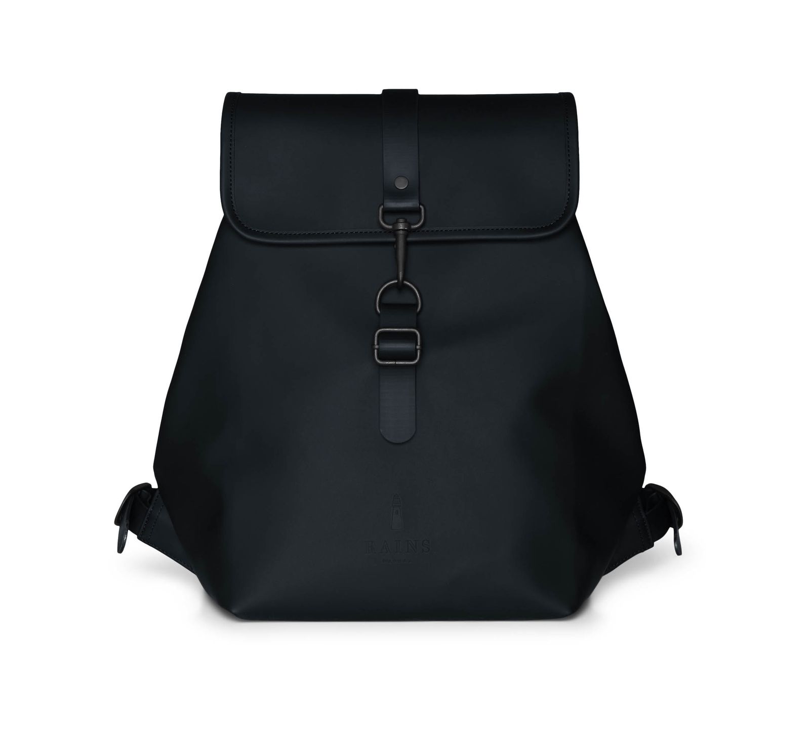 Rains drawstring backpack outlet black