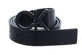 Calvin Klein CK Spiked Metal Rubber Belt 35mm W100 Black