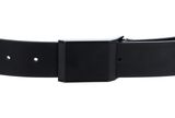 Calvin Klein Beveled Plaque 35MM Belt W110 CK Black