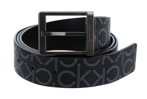 Calvin Klein Metal Loop Belt 35mm W80 CK Black