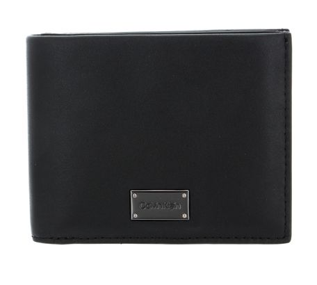 Calvin Klein Lux Plaque Bifold 5CC CK Black | Buy bags, purses 