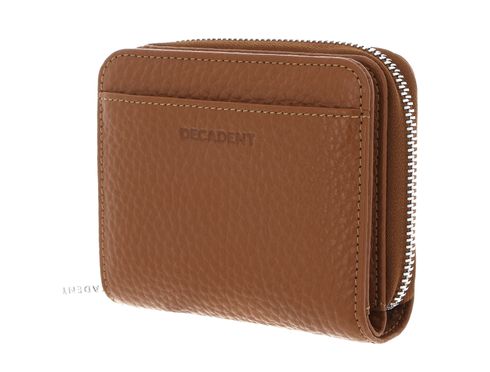 DECADENT Estelle Zip Around Wallet Cognac