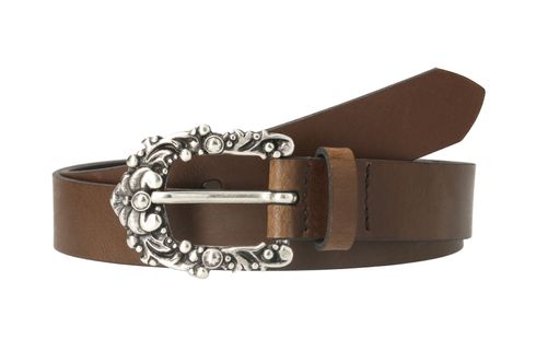 Tamaris Leather Belt W125 Cognac