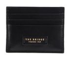 THE BRIDGE Leda Credit Card Case Nero / Oro THE BRIDGE Leda Credit Card Case Nero / Oro
