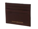 TOMMY HILFIGER Casual Leather CC Holder Dark Tan TOMMY HILFIGER Casual Leather CC Holder Dark Tan