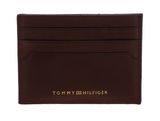 TOMMY HILFIGER Casual Leather CC Holder Dark Tan TOMMY HILFIGER Casual Leather CC Holder Dark Tan
