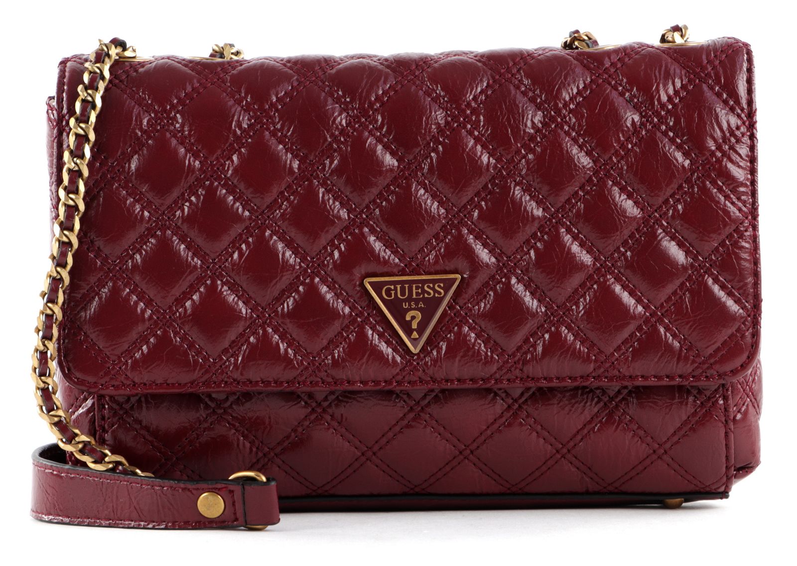 guess maroon bag