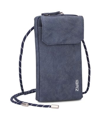 zwei Mademoiselle.M Phone Bag MP30 Nubuk-Blue