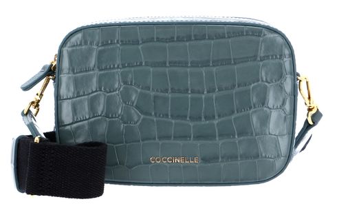 COCCINELLE Mini Bag Croco Leather Shark Grey