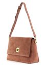 COCCINELLE Liya Suede Handbag Cinnamon COCCINELLE Liya Suede Handbag Cinnamon