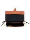 COCCINELLE Louise Handbag Chestnut / Noir