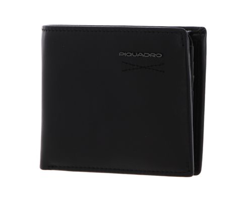 PIQUADRO Obidos Men's Wallet With Flip Up ID Window Nero