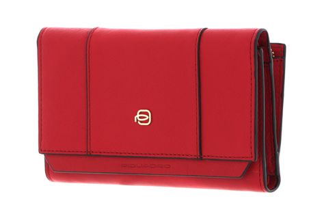 PIQUADRO Circle Wallet With Flap RFID Rosso 3