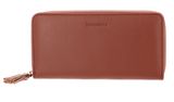 COCCINELLE Tassel Zip Around Wallet Cinnamon