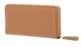 COCCINELLE Tassel Zip Around Wallet Almond COCCINELLE Tassel Zip Around Wallet Almond