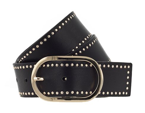 b.belt Fiesta Ledergürtel W80 Schwarz