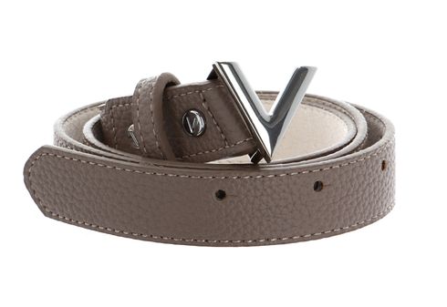 VALENTINO Round Women's Belt W100 Taupe - shortenable