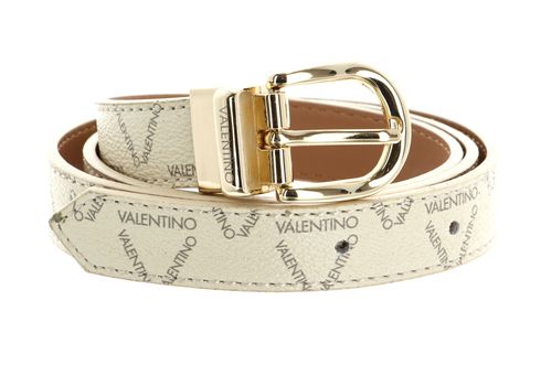 VALENTINO Round Women's Belt W120 Ecru / Multicolor - kürzbar