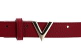 VALENTINO Round Women's Belt W120 Rosso - kürzbar VALENTINO Round Women's Belt W120 Rosso - kürzbar