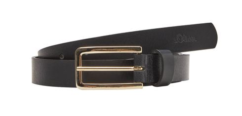 s.Oliver Woman Leather Belt W100 Black