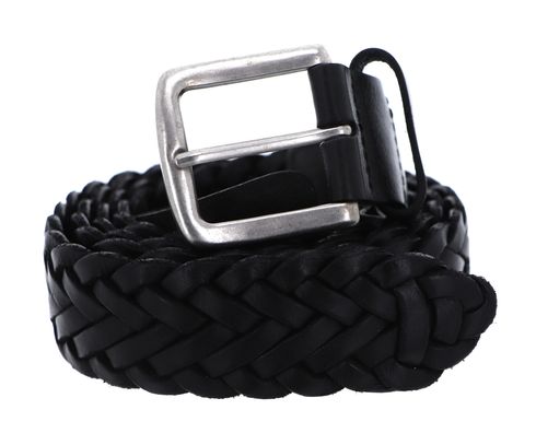 Marc O'Polo 35mm Braided Leather Belt W85 Black