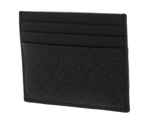 Calvin Klein Zig Zag Cardholder 6CC Black Zig Zag