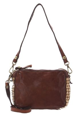 CAMPOMAGGI Bowling Bag Mini Cognac