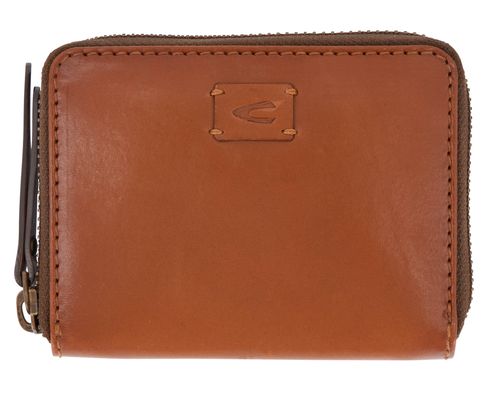 camel active Nizza Medium Zip Wallet Cognac