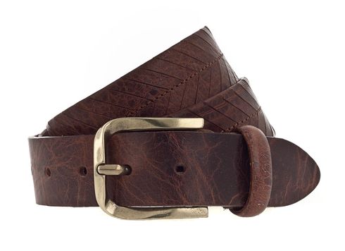 b.belt Vince Gold Ledergürtel W105 Baileys