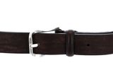 b.belt Vince Silver Ledergürtel W105 Dunkel Braun b.belt Vince Silver Ledergürtel W105 Dunkel Braun
