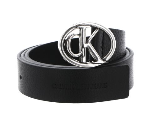 Calvin Klein CKJ Mono Hardware Int Belt W75 Black