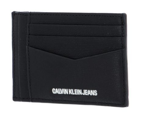 Calvin Klein CKJ Plaque Inst Cardholder Black