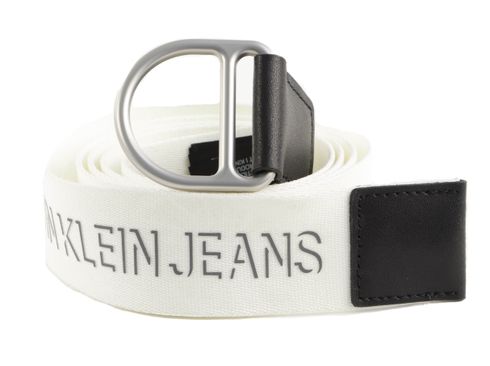 Calvin Klein CKJ Slider Belt W105 Bright White