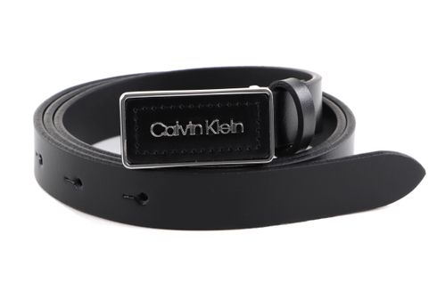 Calvin Klein CK Must Plaque Belt W85 CK Black