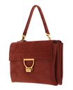COCCINELLE Arlettis Suede Handbag Cinnamon