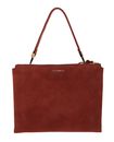 COCCINELLE Arlettis Suede Handbag Cinnamon