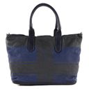 CATERINA LUCCHI Shoulder Bag Blue Stripes Nera
