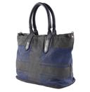 CATERINA LUCCHI Shoulder Bag Blue Stripes Nera