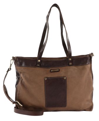 CATERINA LUCCHI Tamara De Lempicka Shopping Bag M Cognac