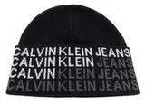 Calvin Klein CKJ AOP Beanie Black Calvin Klein CKJ AOP Beanie Black